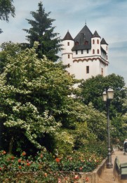 Der Burgturm der Kurfürstlichen Burg Eltville.